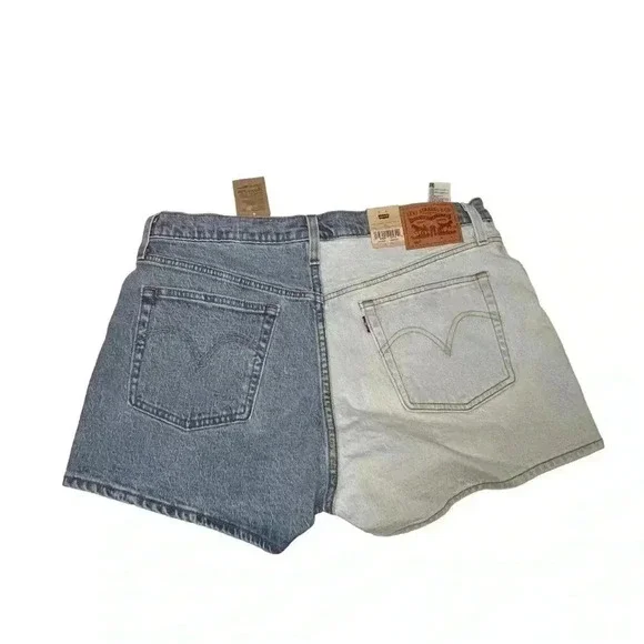 WOMEN’S LEVI’S 501 ORIGINAL OF TWO MINDS JEAN SHORTS• - Picture 2 of 5